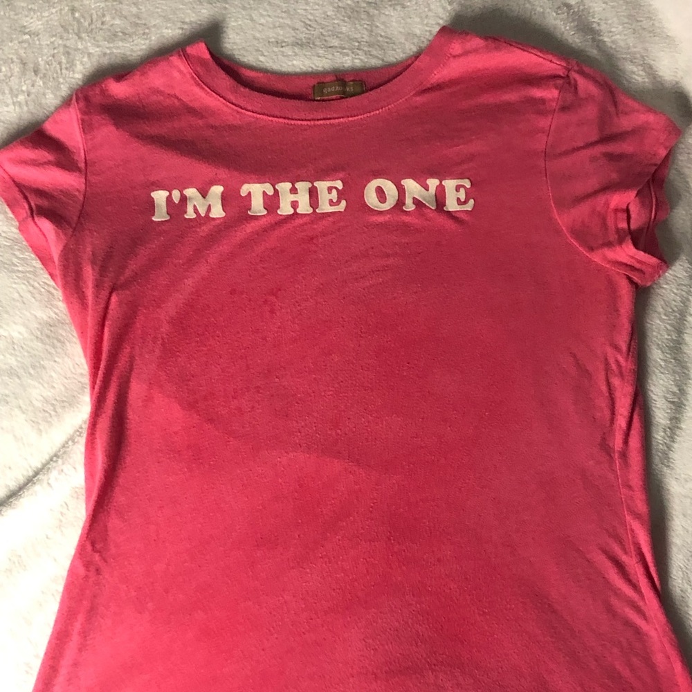 Womens or Juniors shirt size SMALL - I'm The One My Mamma Warned You About BNWOT